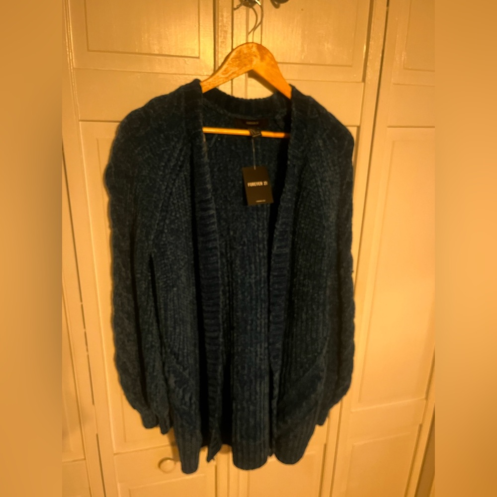 Forever 21 Turquoise Sweater